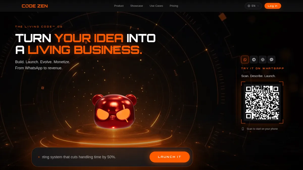 Home page di Codezen
